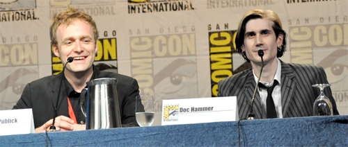 Jackson-publick-doc-hammer-venture-panel Venture Bros San Diego Comic-Con Panel