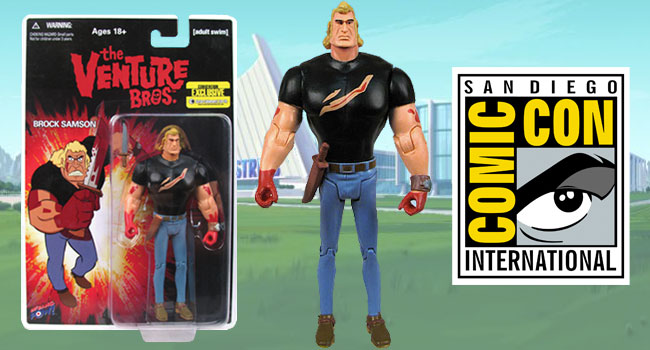 Venture Bros. Brock Bloody Black Shirt Action Figure