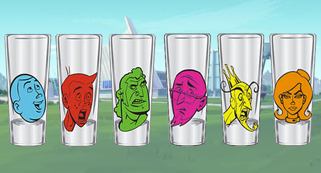 Convention Exclusive Venture Bros. Shot Glasses