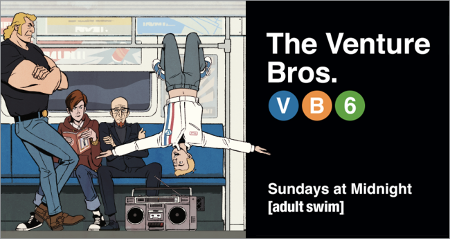The Venture Bros. Season 6 Billboard by Patrick Ledger