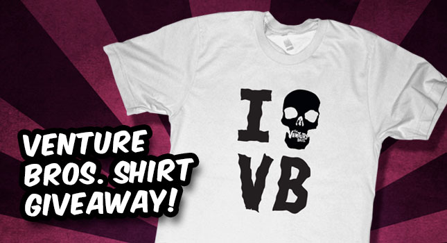 Venture Bros. Shirt Giveaway
